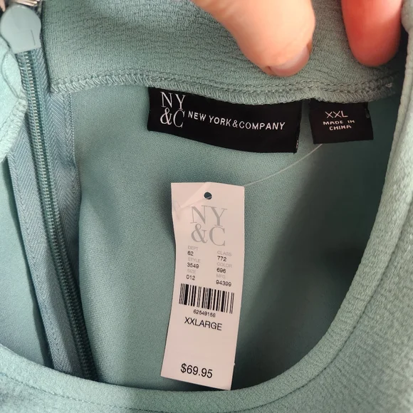 New York and Company Bow Accent Sheath Dress XXL - Picture 9 of 10